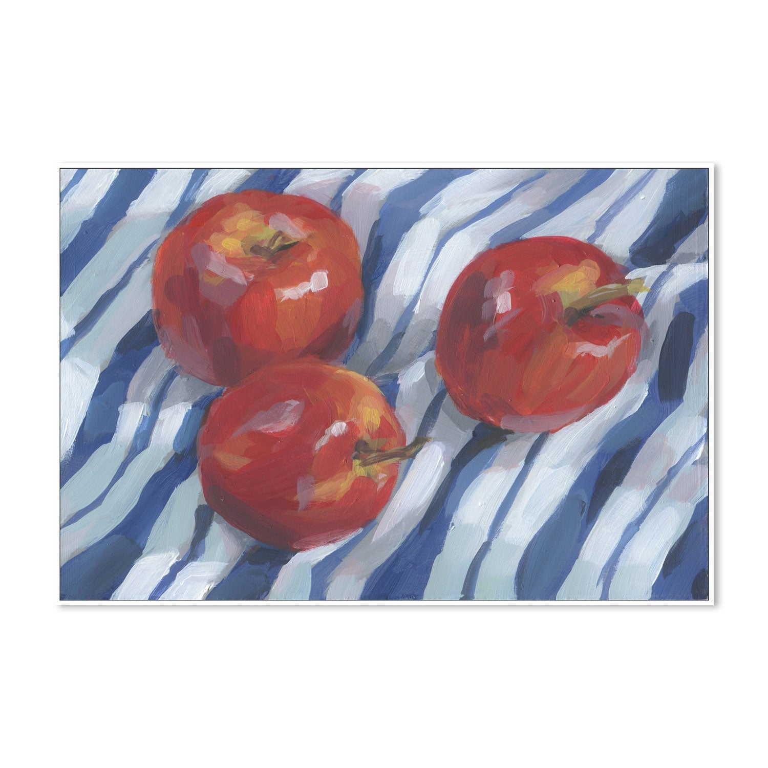 wall-art-print-canvas-poster-framed-Three Red Apples , By Carrie Arnold-5