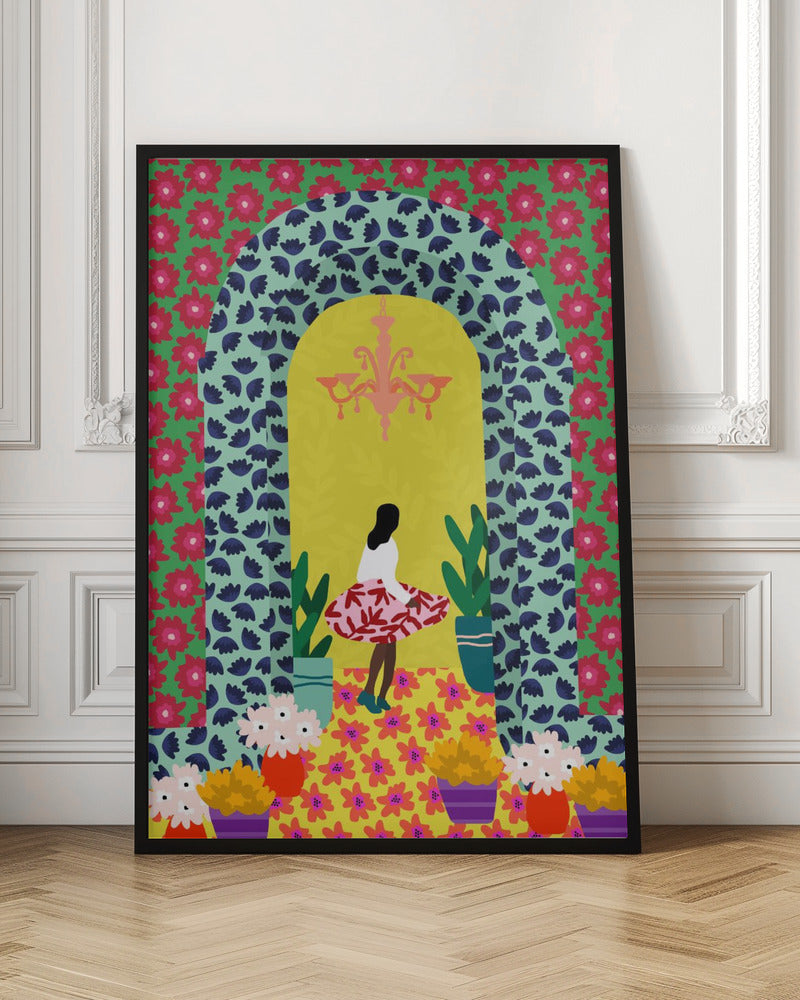 wall-art-print-canvas-poster-framed-Through The Archway , By Rafaela Mascaro-3