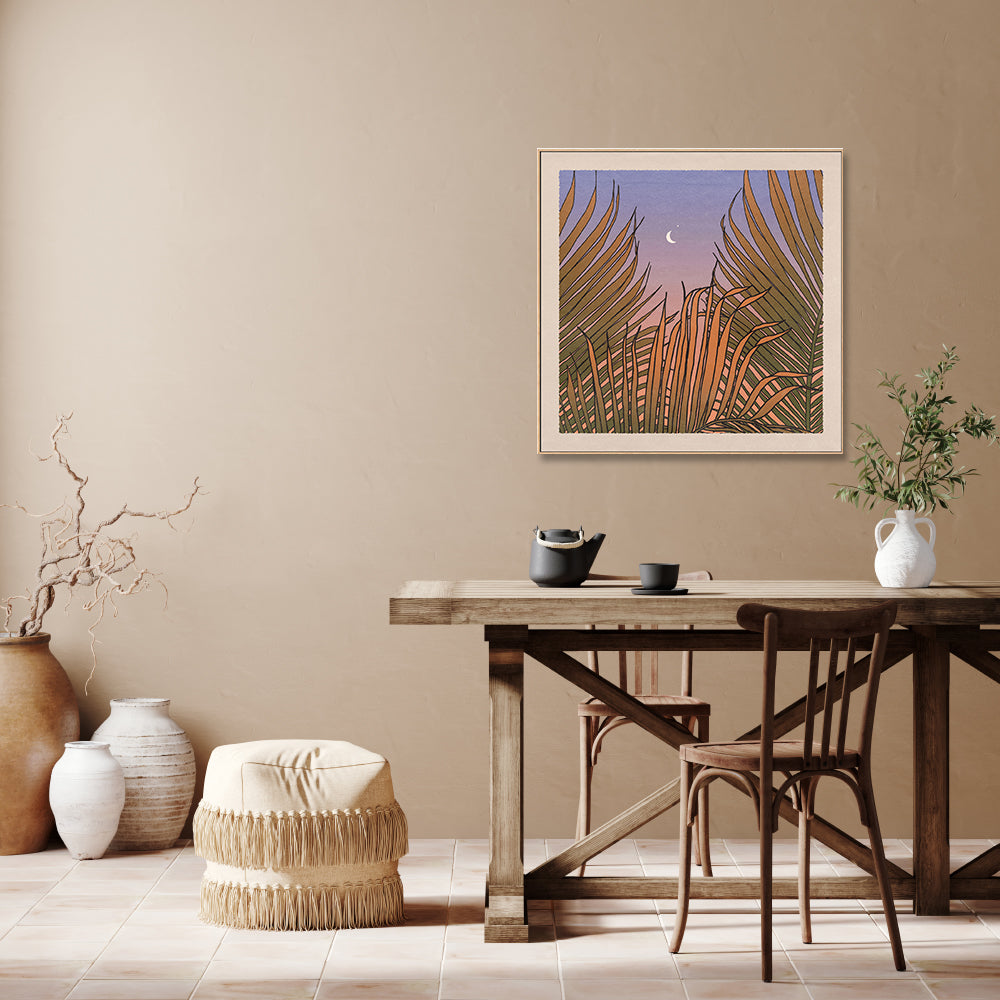 wall-art-print-canvas-poster-framed-Through The Palms , By Cai & Jo-7