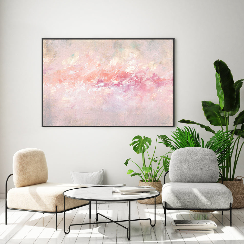 wall-art-print-canvas-poster-framed-Through The Pink Fog, Style A , By Danhui Nai-GIOIA-WALL-ART