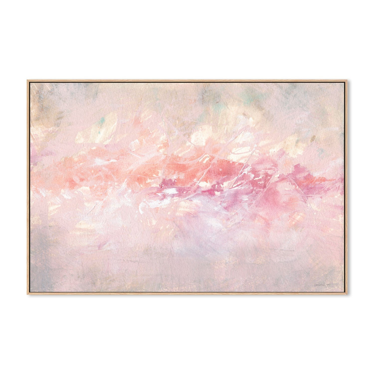 wall-art-print-canvas-poster-framed-Through The Pink Fog, Style A , By Danhui Nai-GIOIA-WALL-ART