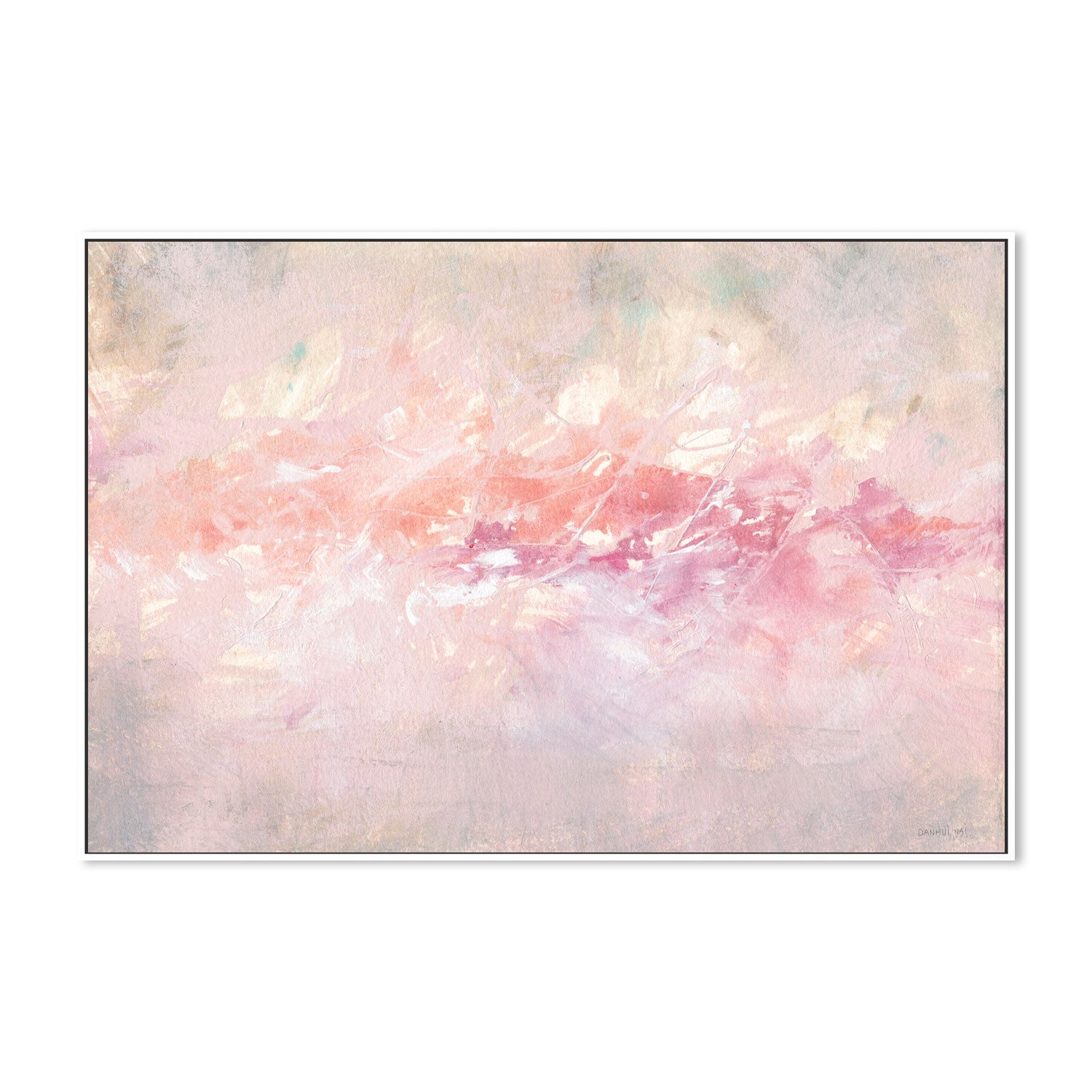 wall-art-print-canvas-poster-framed-Through The Pink Fog, Style A , By Danhui Nai-GIOIA-WALL-ART