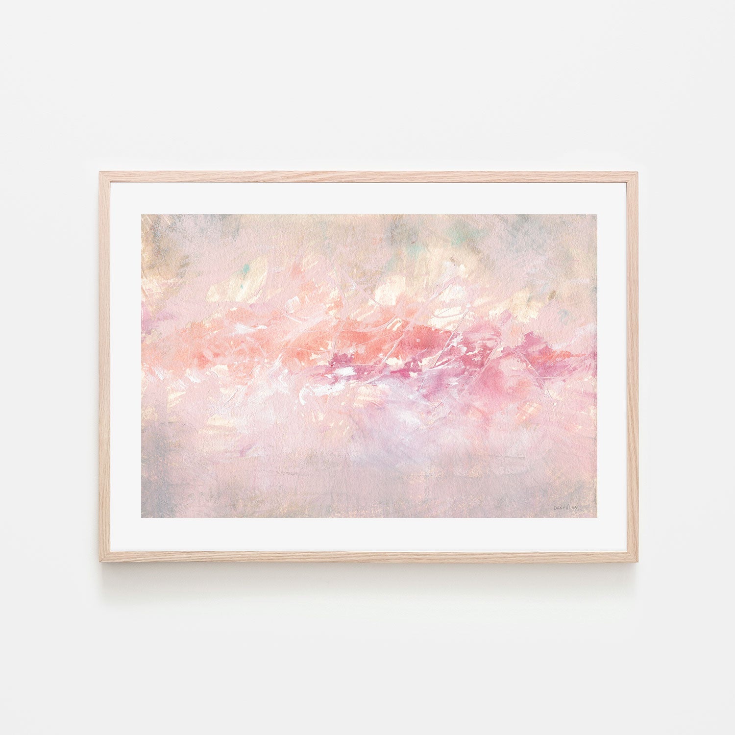 wall-art-print-canvas-poster-framed-Through The Pink Fog, Style A , By Danhui Nai-GIOIA-WALL-ART