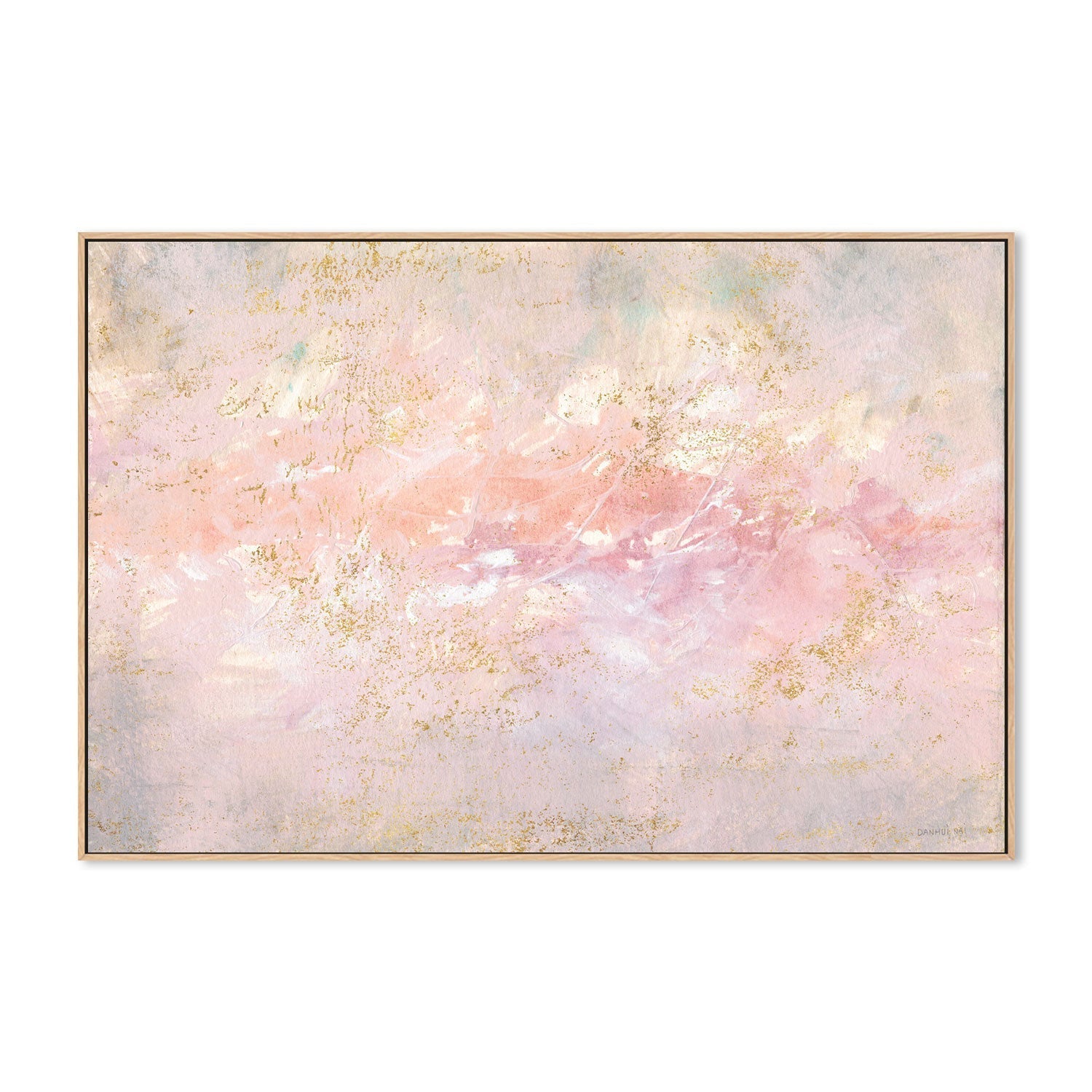 wall-art-print-canvas-poster-framed-Through The Pink Fog, Style B , By Danhui Nai-GIOIA-WALL-ART