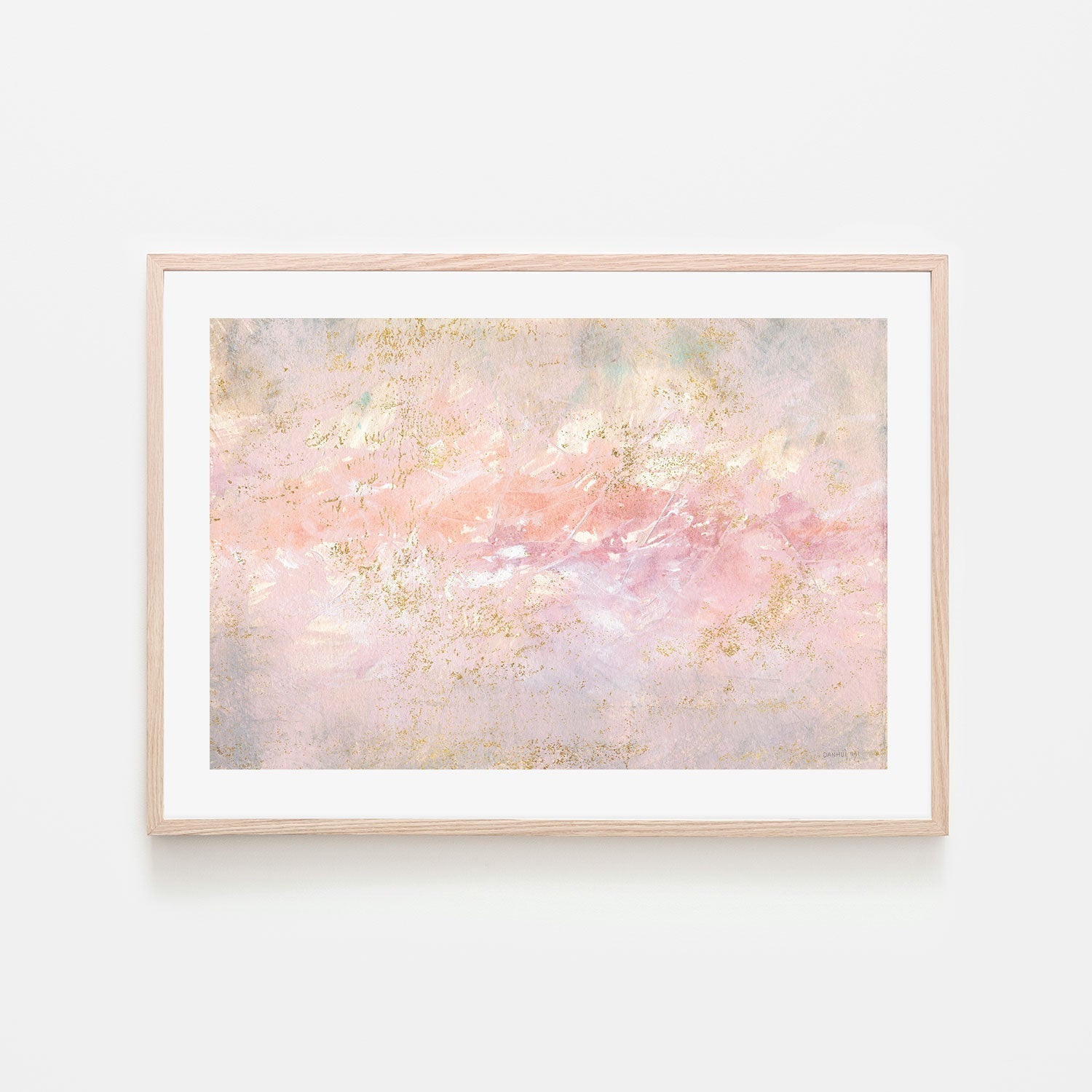 wall-art-print-canvas-poster-framed-Through The Pink Fog, Style B , By Danhui Nai-GIOIA-WALL-ART