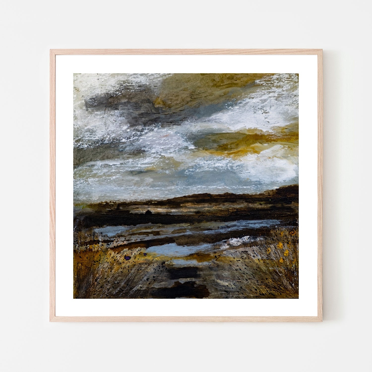 wall-art-print-canvas-poster-framed-Through the reeds-by-Louise O'Hara-Gioia Wall Art