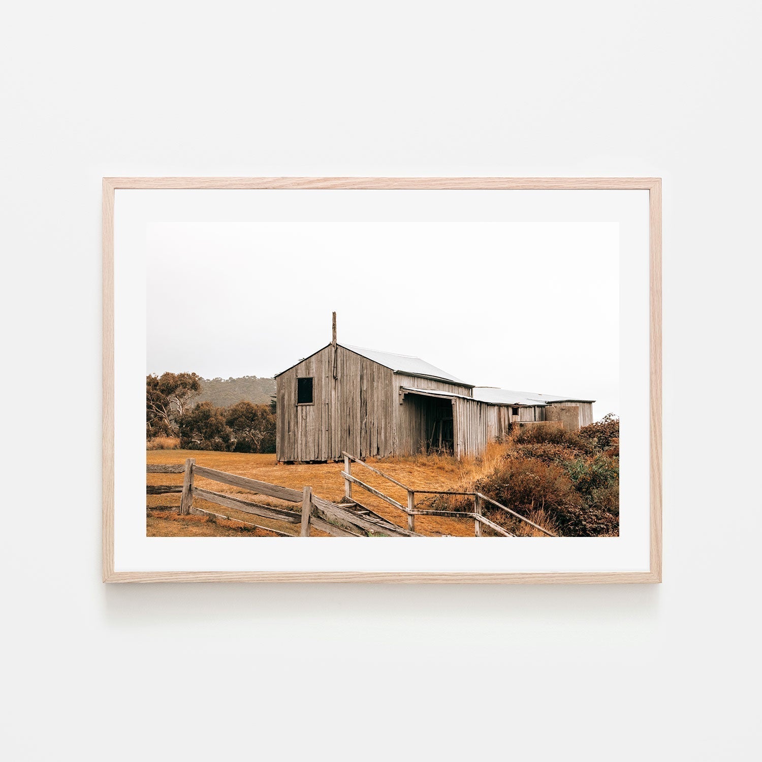 wall-art-print-canvas-poster-framed-Timber Beach Shack, Eaglehawk Neck, Tasmania , By Earth Sea & Me , By Earth Sea & Me-GIOIA-WALL-ART