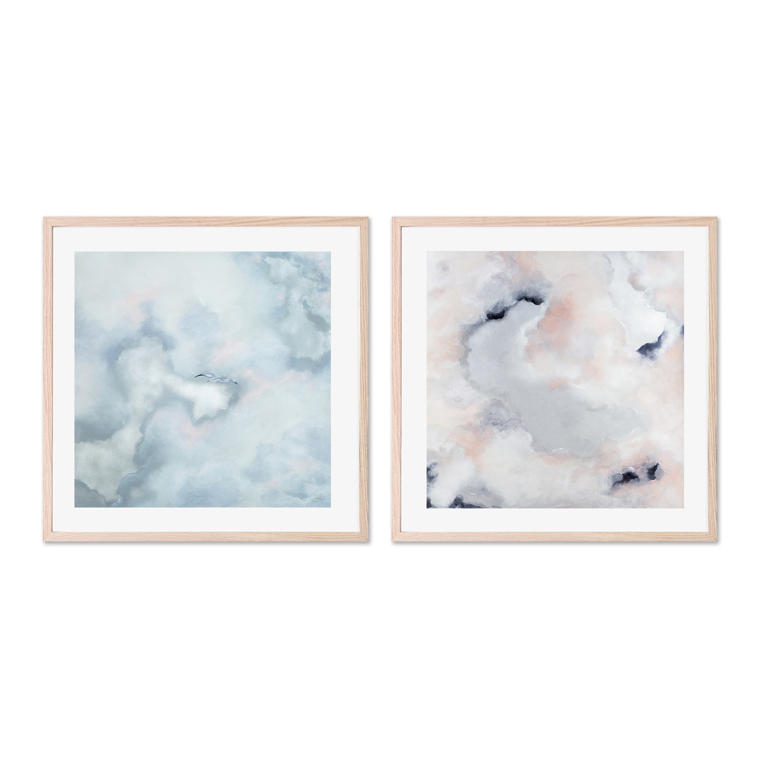 wall-art-print-canvas-poster-framed-Time to Touch Soar Sky, Set Of 2 , By Lori Burke-GIOIA-WALL-ART