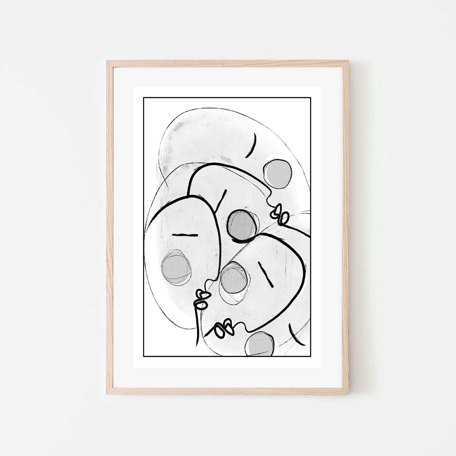 wall-art-print-canvas-poster-framed-Together , By Treechild-GIOIA-WALL-ART