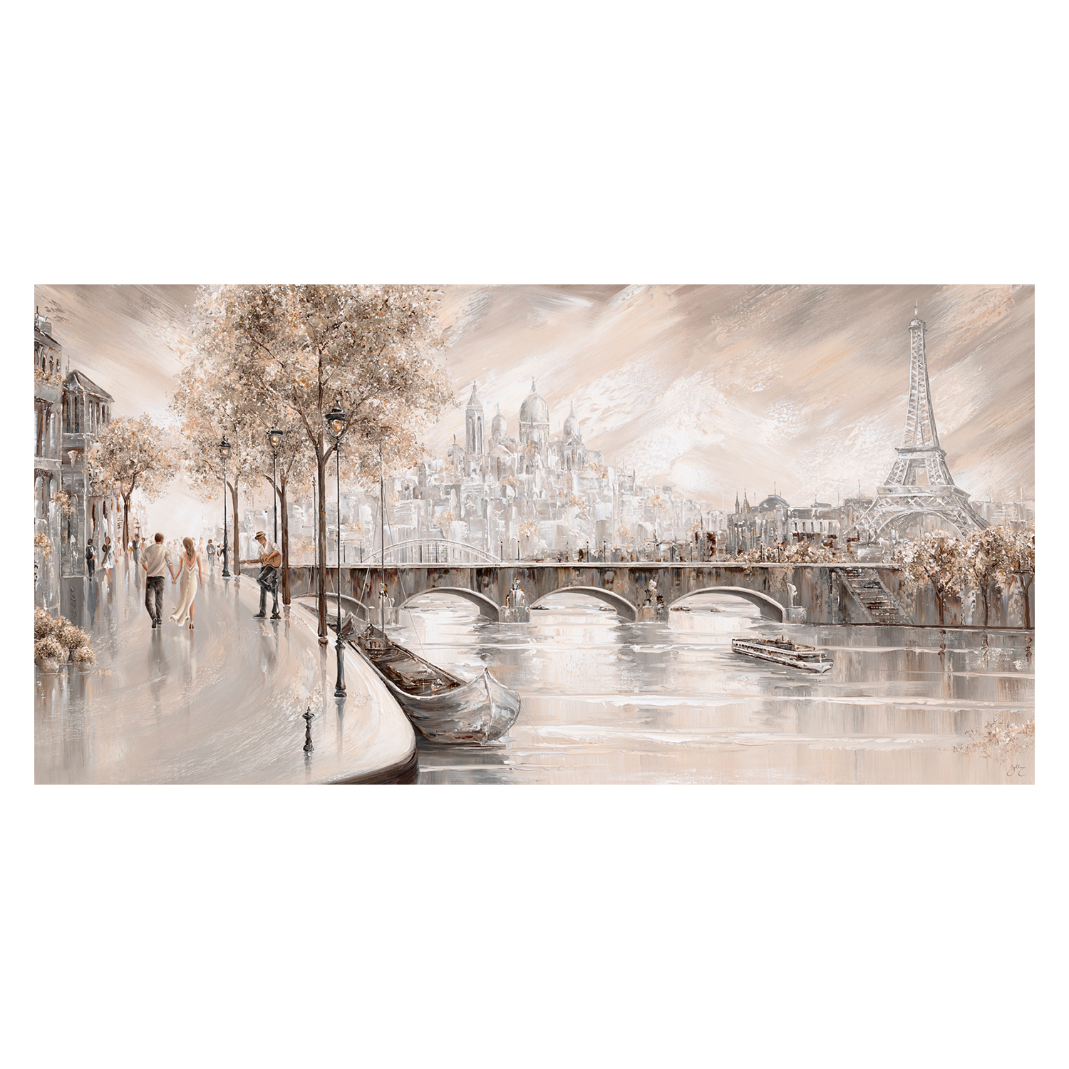 wall-art-print-canvas-poster-framed-Together In Paris , By Isabella Karolewicz-1