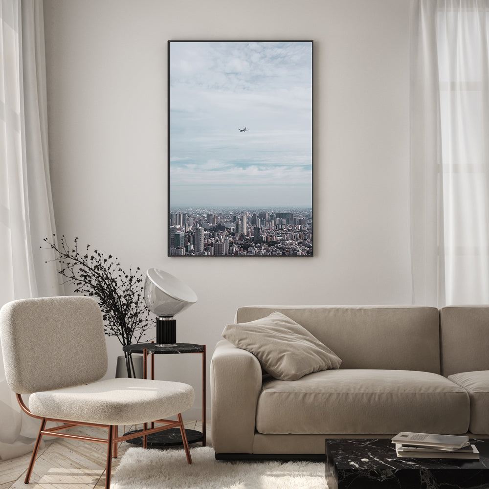 wall-art-print-canvas-poster-framed-Tokyo Skies , By Josh Silver-7