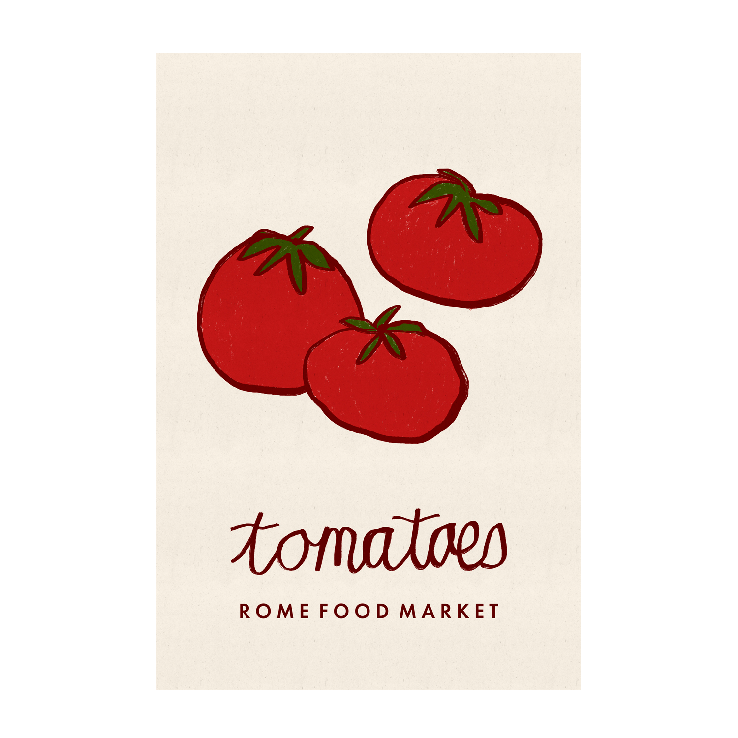 wall-art-print-canvas-poster-framed-Tomatoes, Rome Food Market , By Lia Nell-1