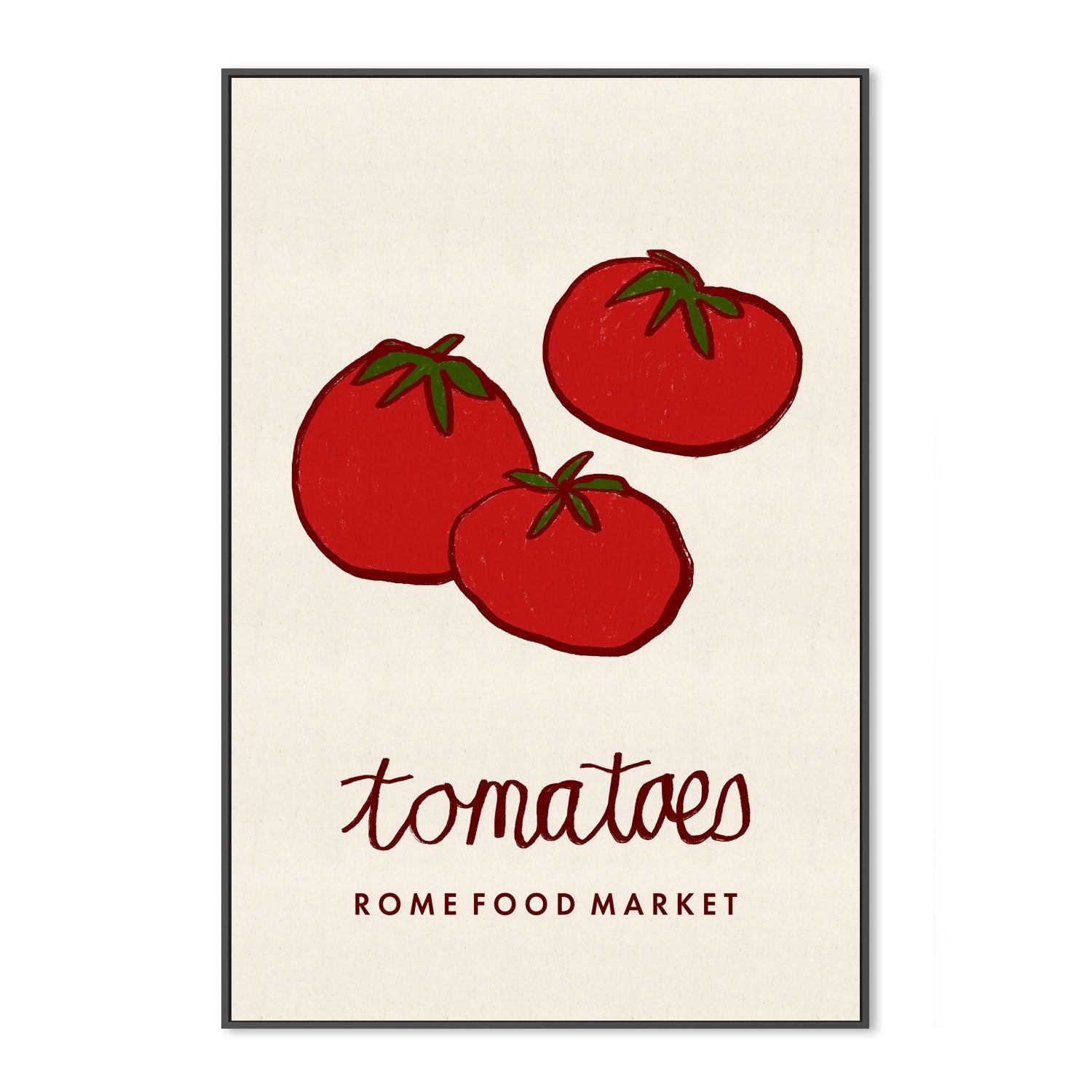 wall-art-print-canvas-poster-framed-Tomatoes, Rome Food Market , By Lia Nell-3