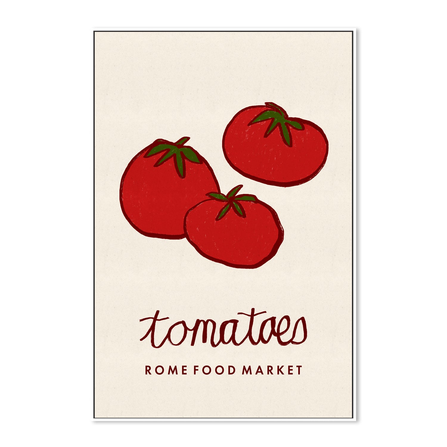 wall-art-print-canvas-poster-framed-Tomatoes, Rome Food Market , By Lia Nell-5