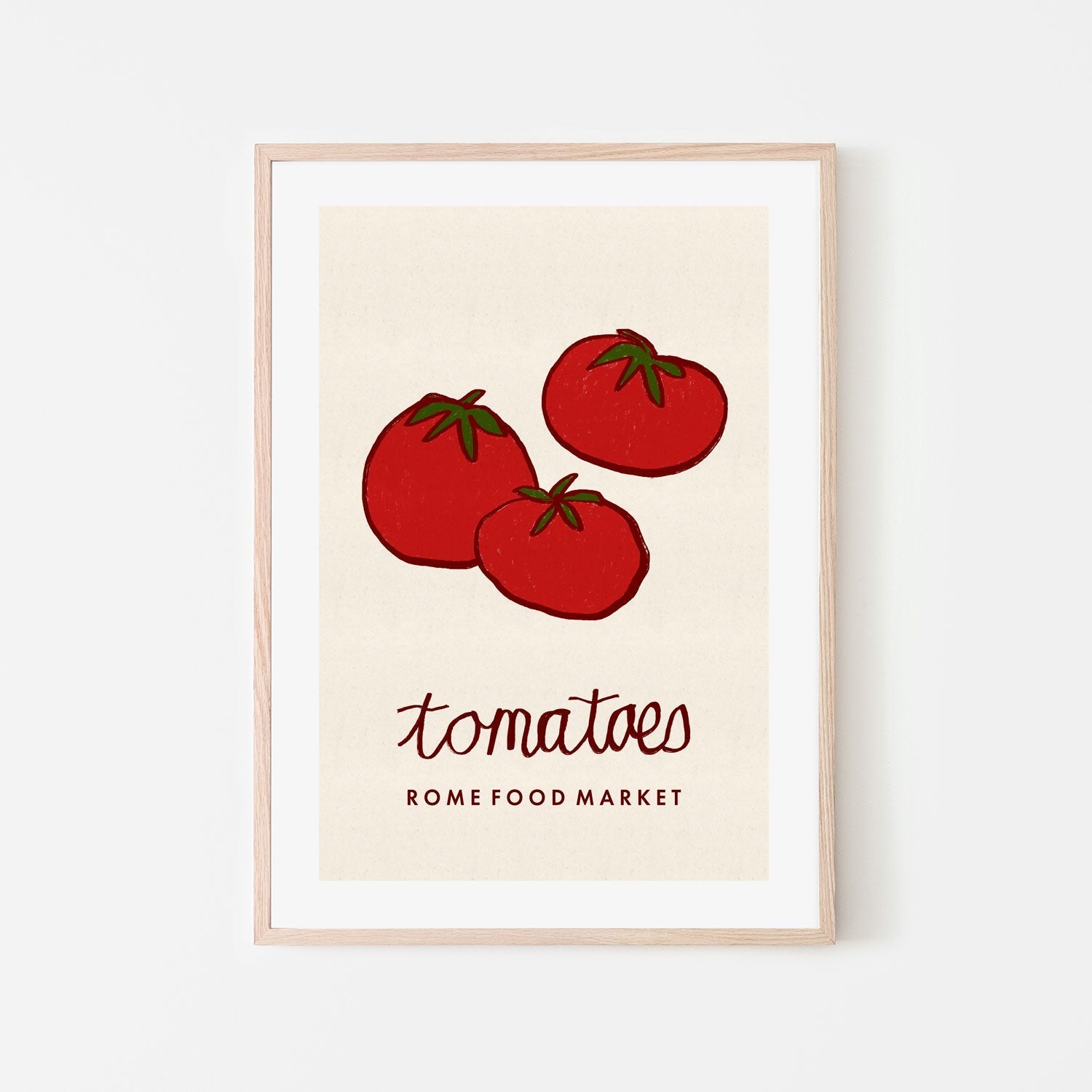 wall-art-print-canvas-poster-framed-Tomatoes, Rome Food Market , By Lia Nell-6