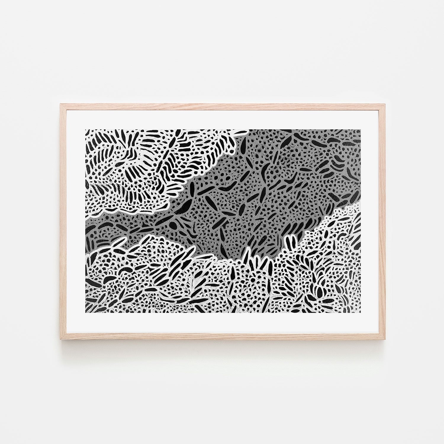 wall-art-print-canvas-poster-framed-Tracks, Black and White-by-Leah Cummins-Gioia Wall Art