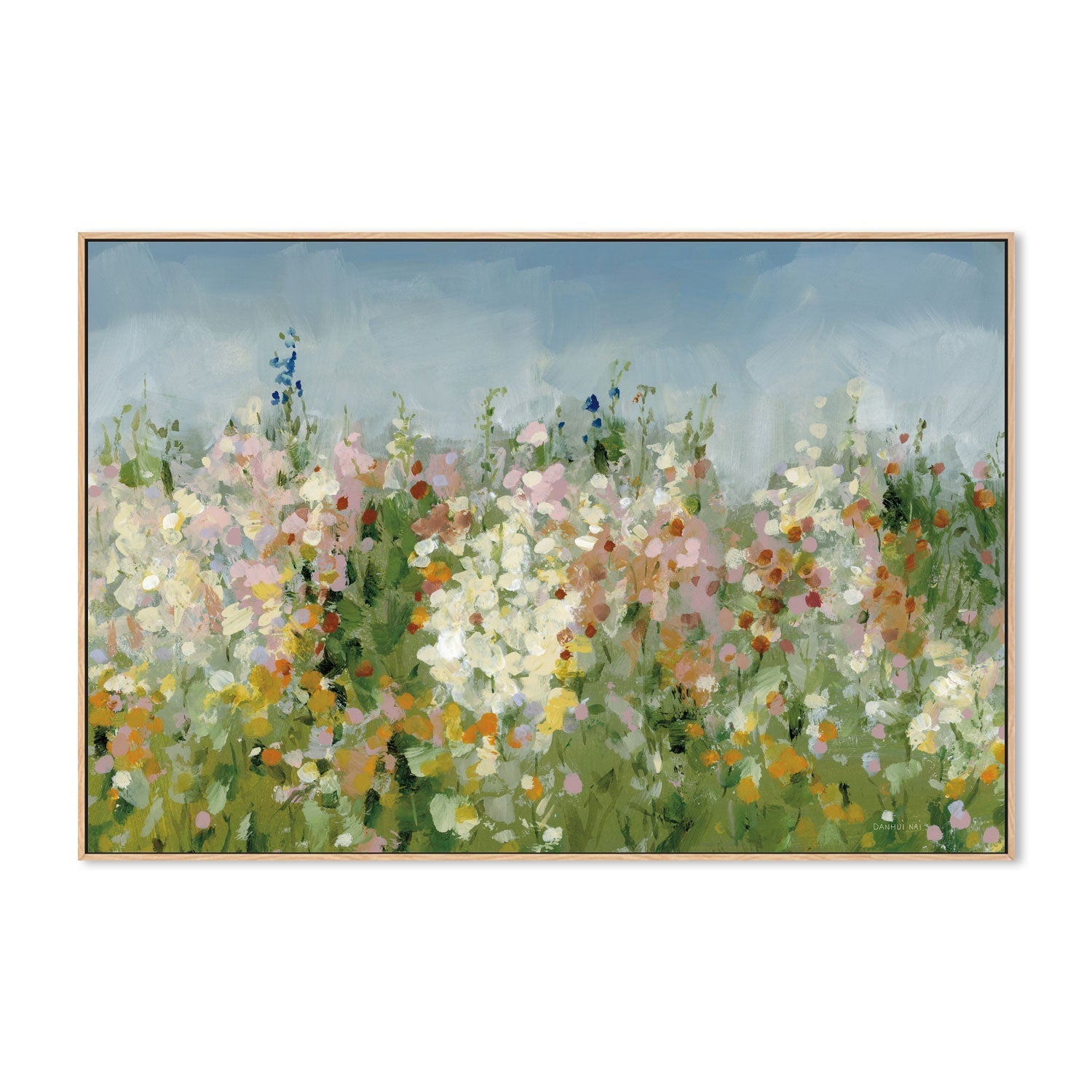 wall-art-print-canvas-poster-framed-Tranquil Field , By Danhui Nai-4