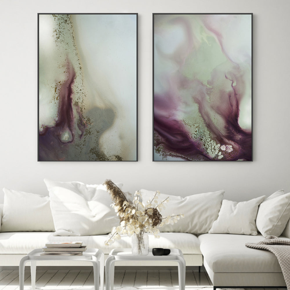 wall-art-print-canvas-poster-framed-Tranquility Dance, Style A & B, Set Of 2 , By Petra Meikle-2