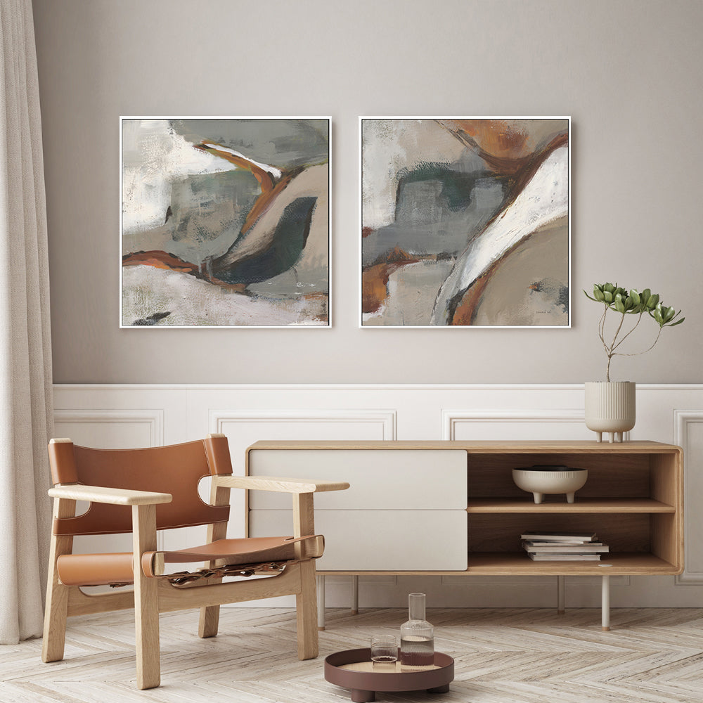 wall-art-print-canvas-poster-framed-Transcend, Style A & B, Set Of 2-7