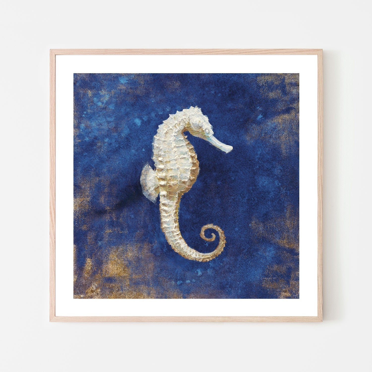 wall-art-print-canvas-poster-framed-Treasures from the Sea Indigo, Style A , By Danhui Nai-6