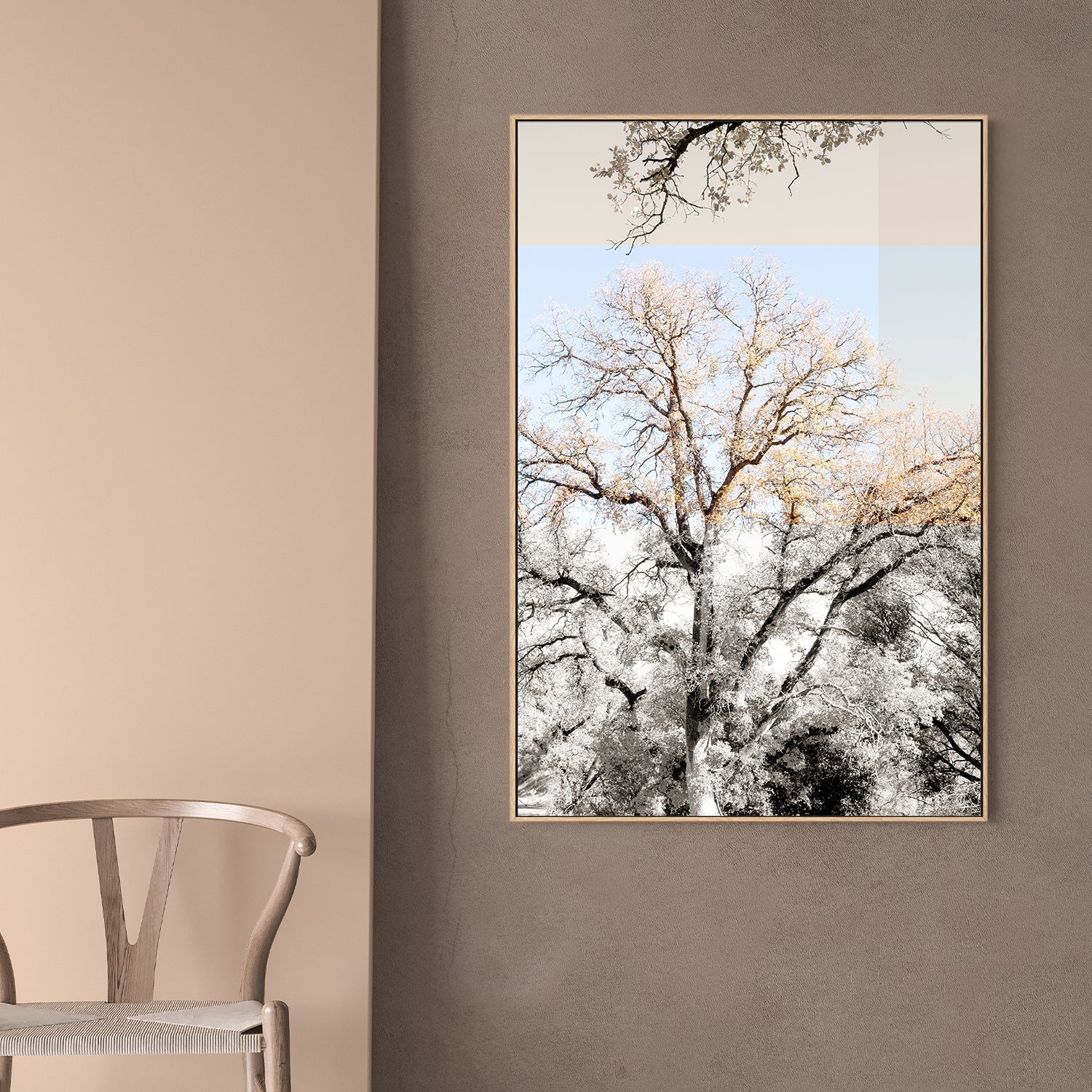 wall-art-print-canvas-poster-framed-Tree Collage, Style A , By Hope Bainbridge-2