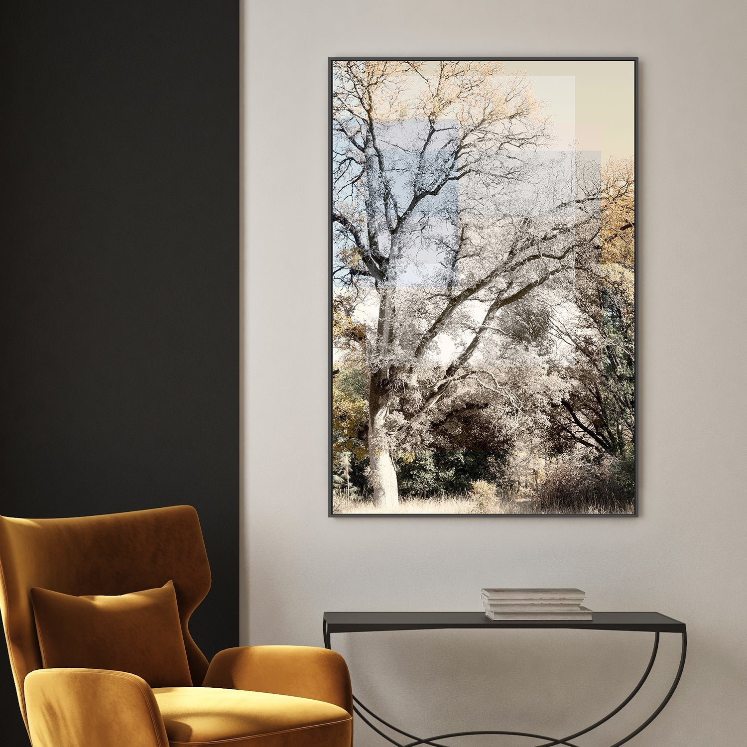 wall-art-print-canvas-poster-framed-Tree Collage, Style B , By Hope Bainbridge-2