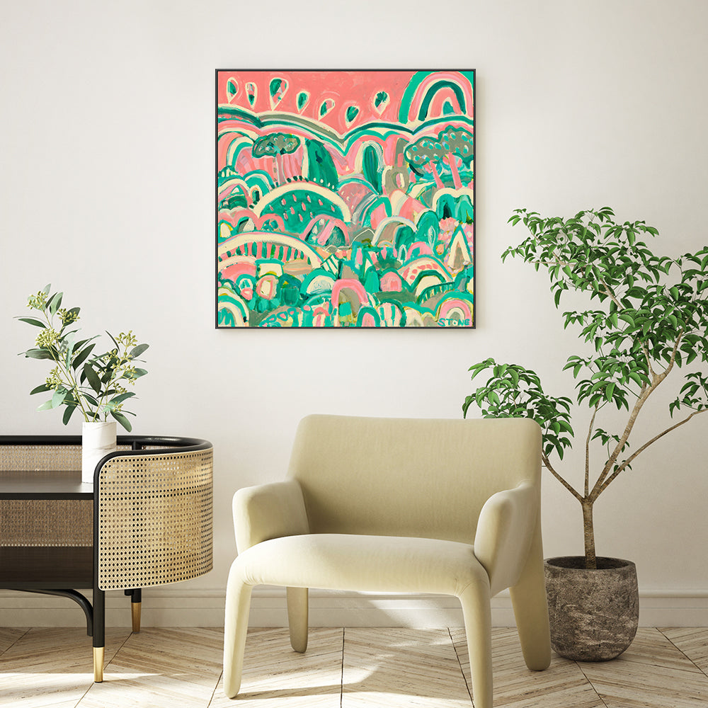 wall-art-print-canvas-poster-framed-Treeland Oasis , By Belinda Stone-GIOIA-WALL-ART