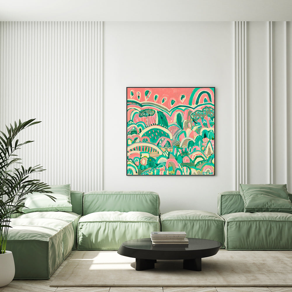 wall-art-print-canvas-poster-framed-Treeland Oasis , By Belinda Stone-GIOIA-WALL-ART