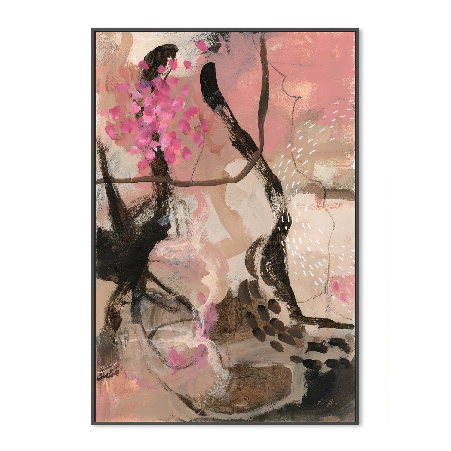 wall-art-print-canvas-poster-framed-Trees and Blooms , By Laura Horn-3