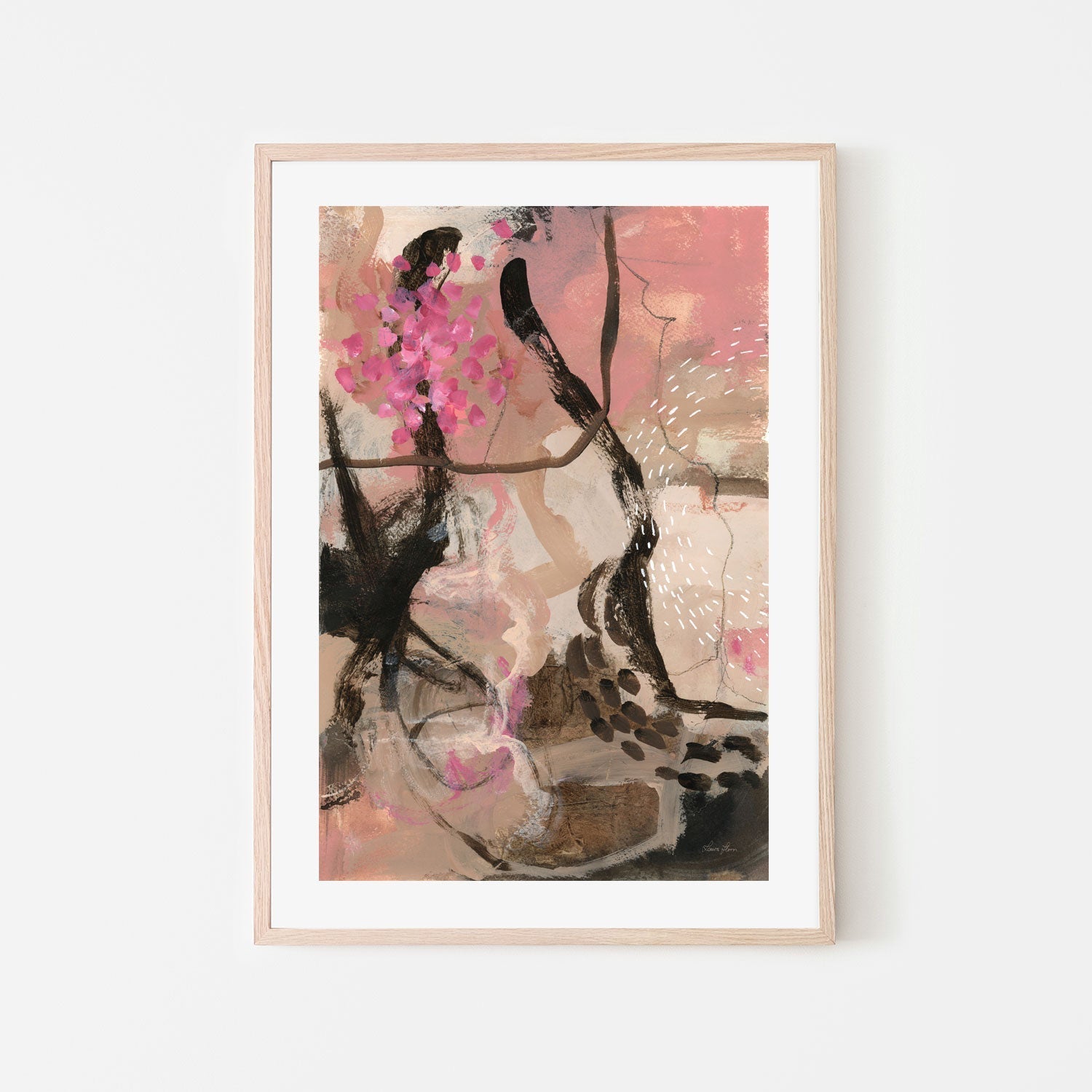 wall-art-print-canvas-poster-framed-Trees and Blooms , By Laura Horn-6