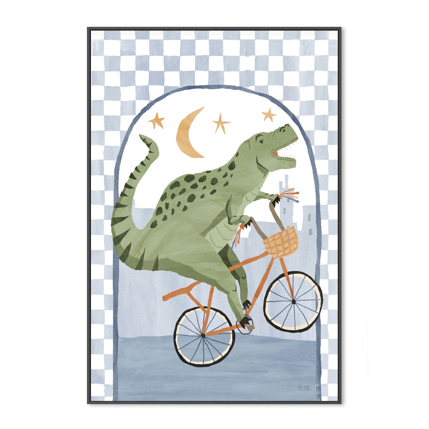 wall-art-print-canvas-poster-framed-Trex Rider Arch , By Pip and Phee-3