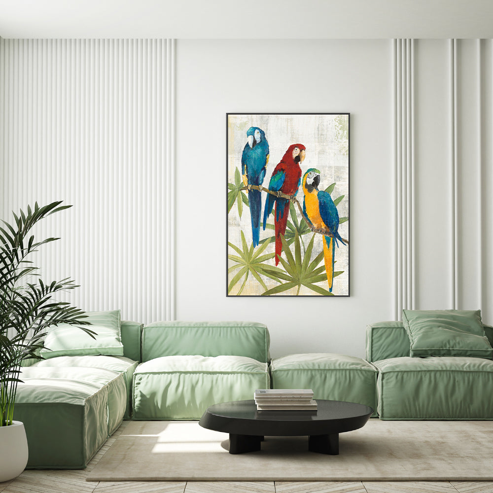 wall-art-print-canvas-poster-framed-Trio Of Birds , By Avery Tilmon-GIOIA-WALL-ART