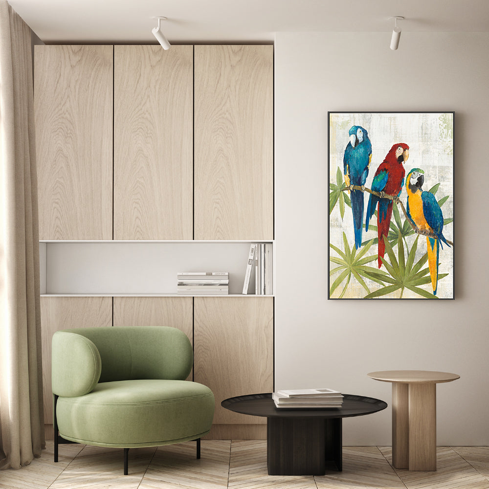 wall-art-print-canvas-poster-framed-Trio Of Birds , By Avery Tilmon-GIOIA-WALL-ART