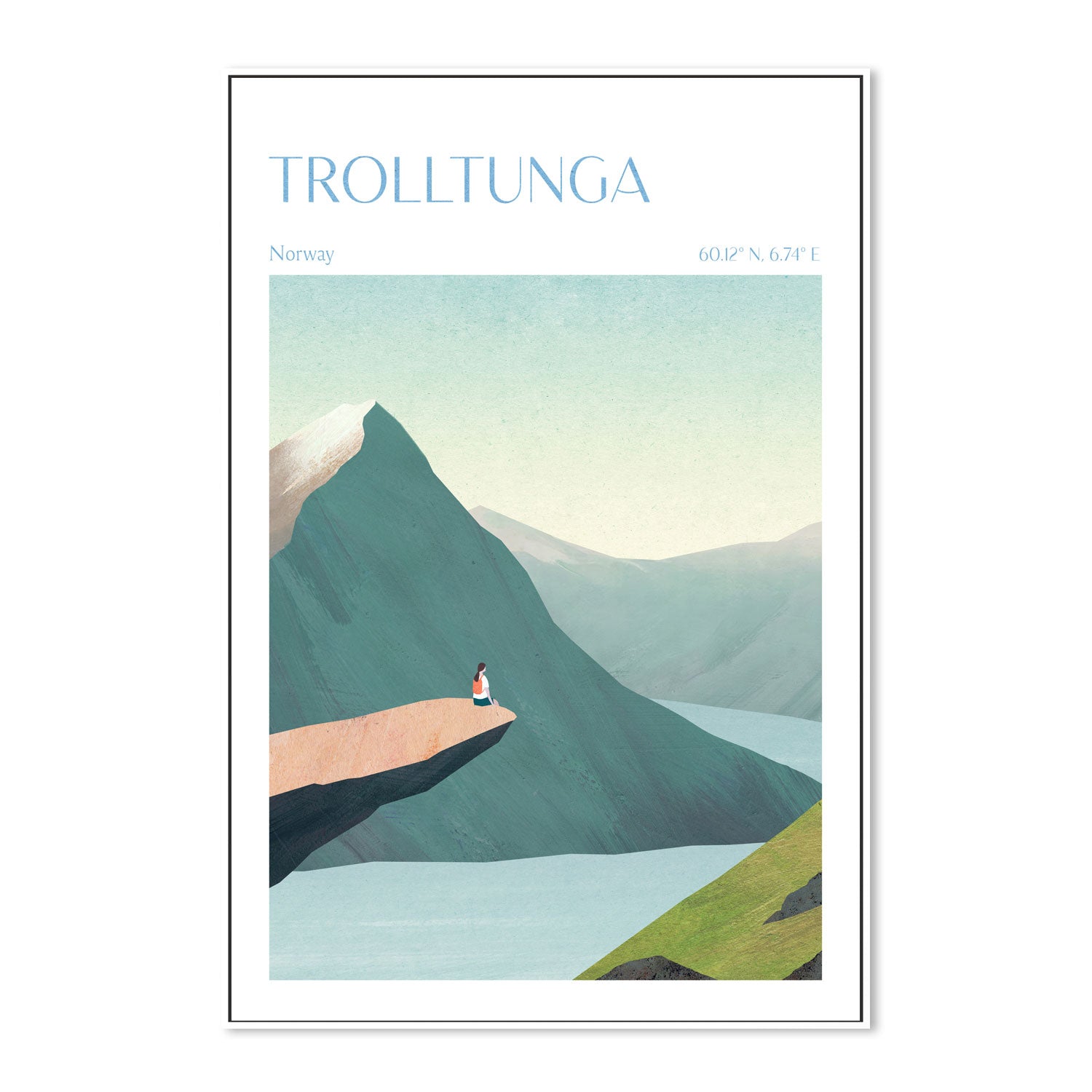 wall-art-print-canvas-poster-framed-Trolltunga, Norway , By Long Way Home-GIOIA-WALL-ART