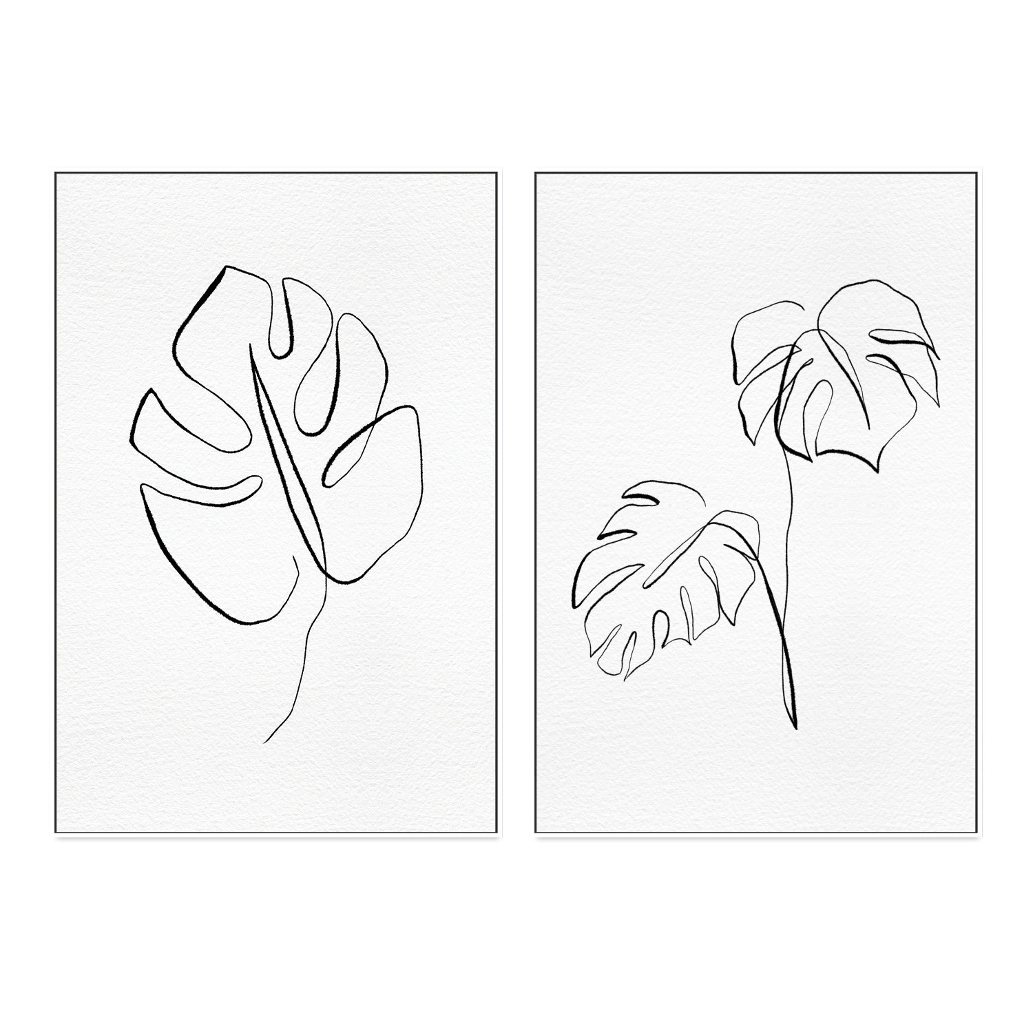 wall-art-print-canvas-poster-framed-Tropical Contours, Set Of 2 , By Caroline Cerrato-5