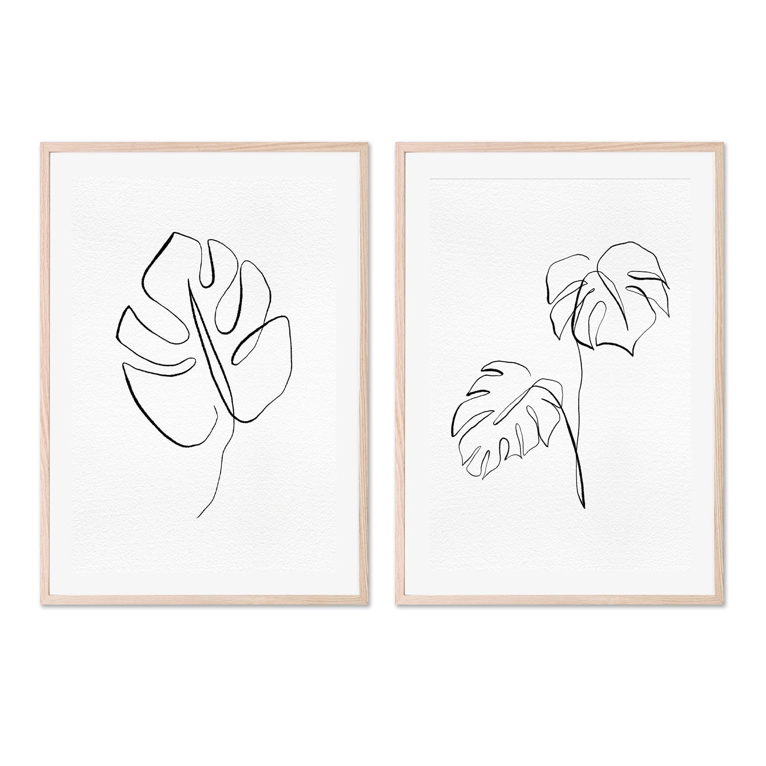 wall-art-print-canvas-poster-framed-Tropical Contours, Set Of 2 , By Caroline Cerrato-6