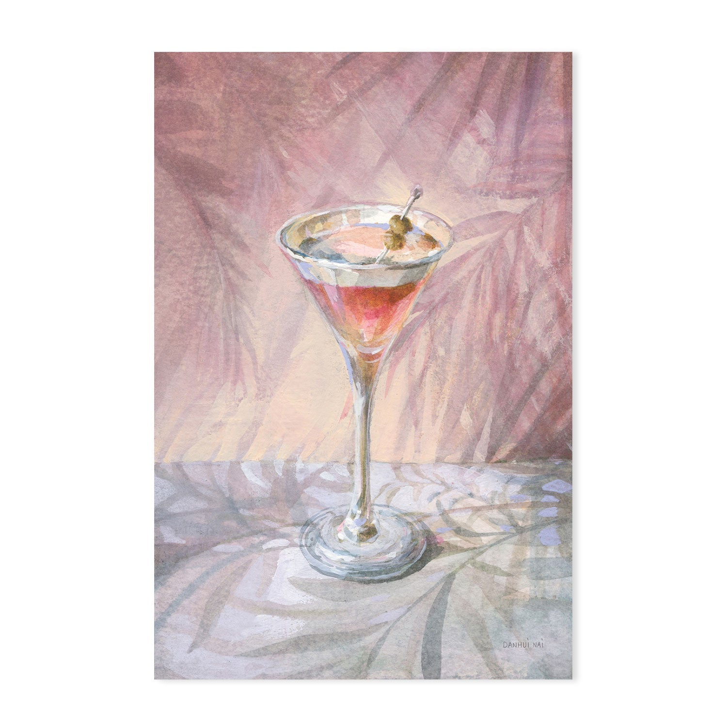 wall-art-print-canvas-poster-framed-Tropical Martini , By Danhui Nai-GIOIA-WALL-ART