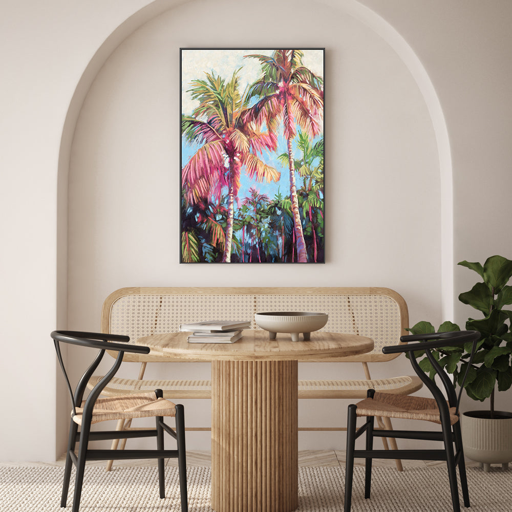 wall-art-print-canvas-poster-framed-Tropical Palm Trees, Style A , By Nina Blue-7