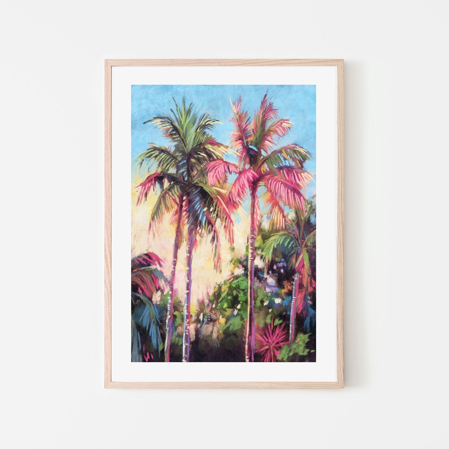 wall-art-print-canvas-poster-framed-Tropical Palm Trees, Style B , By Nina Blue-6