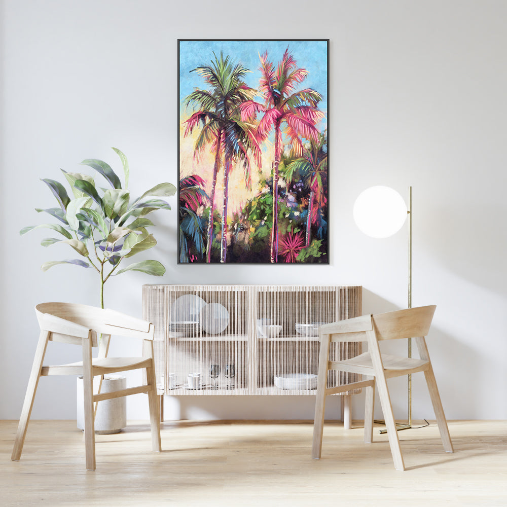 wall-art-print-canvas-poster-framed-Tropical Palm Trees, Style B , By Nina Blue-7