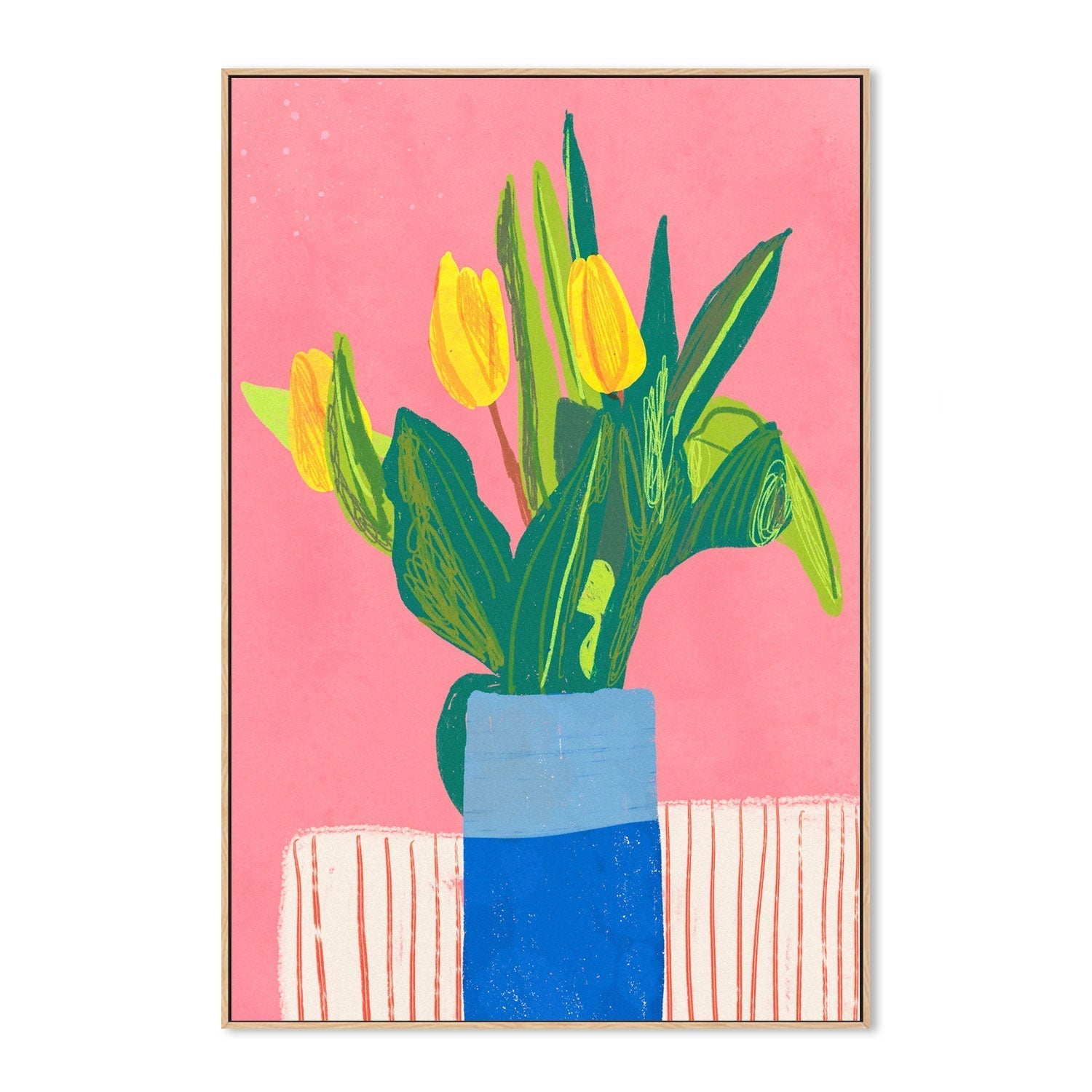 wall-art-print-canvas-poster-framed-Tulips , By Gigi Rosado-GIOIA-WALL-ART