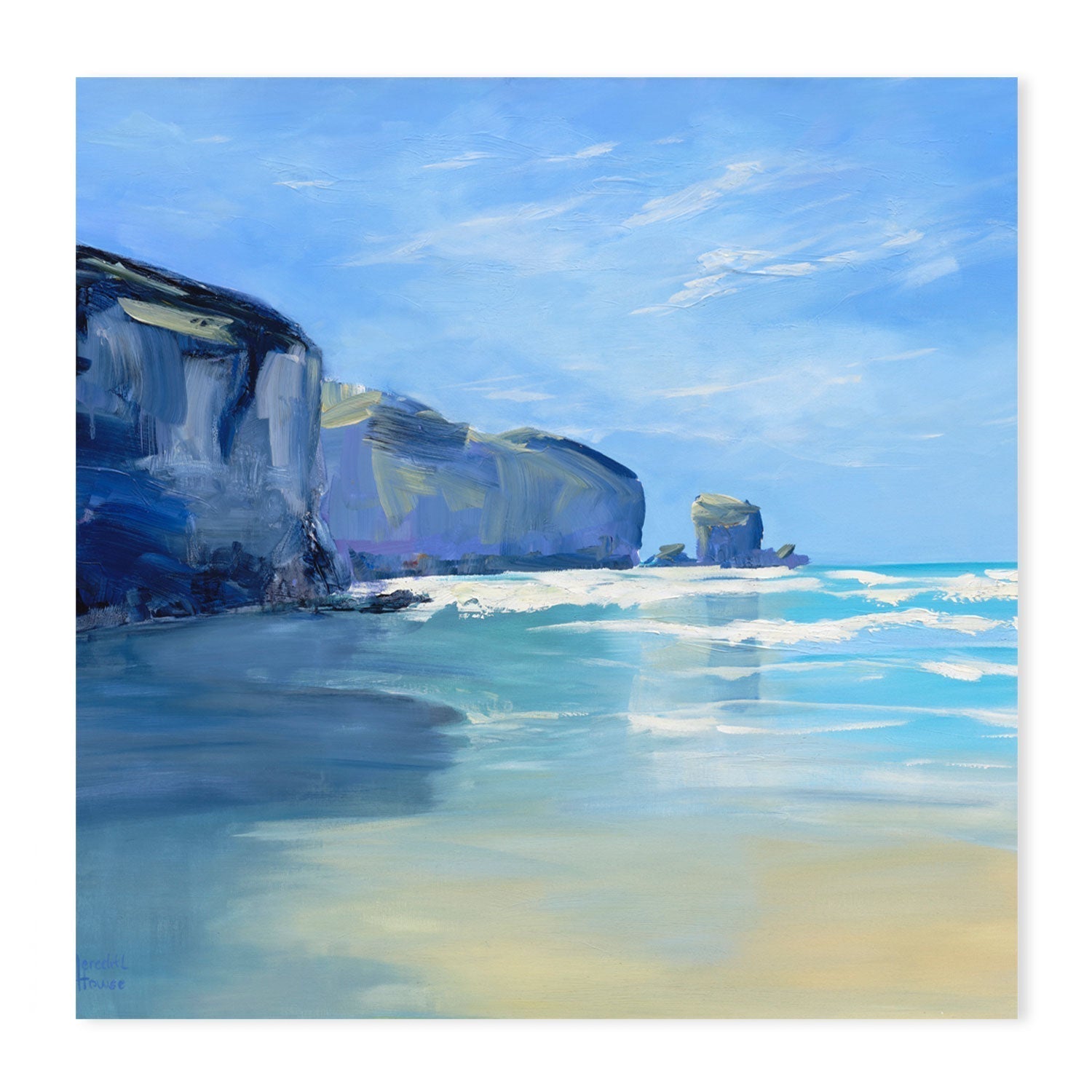 wall-art-print-canvas-poster-framed-Tunnel Beach-by-Meredith Howse-Gioia Wall Art