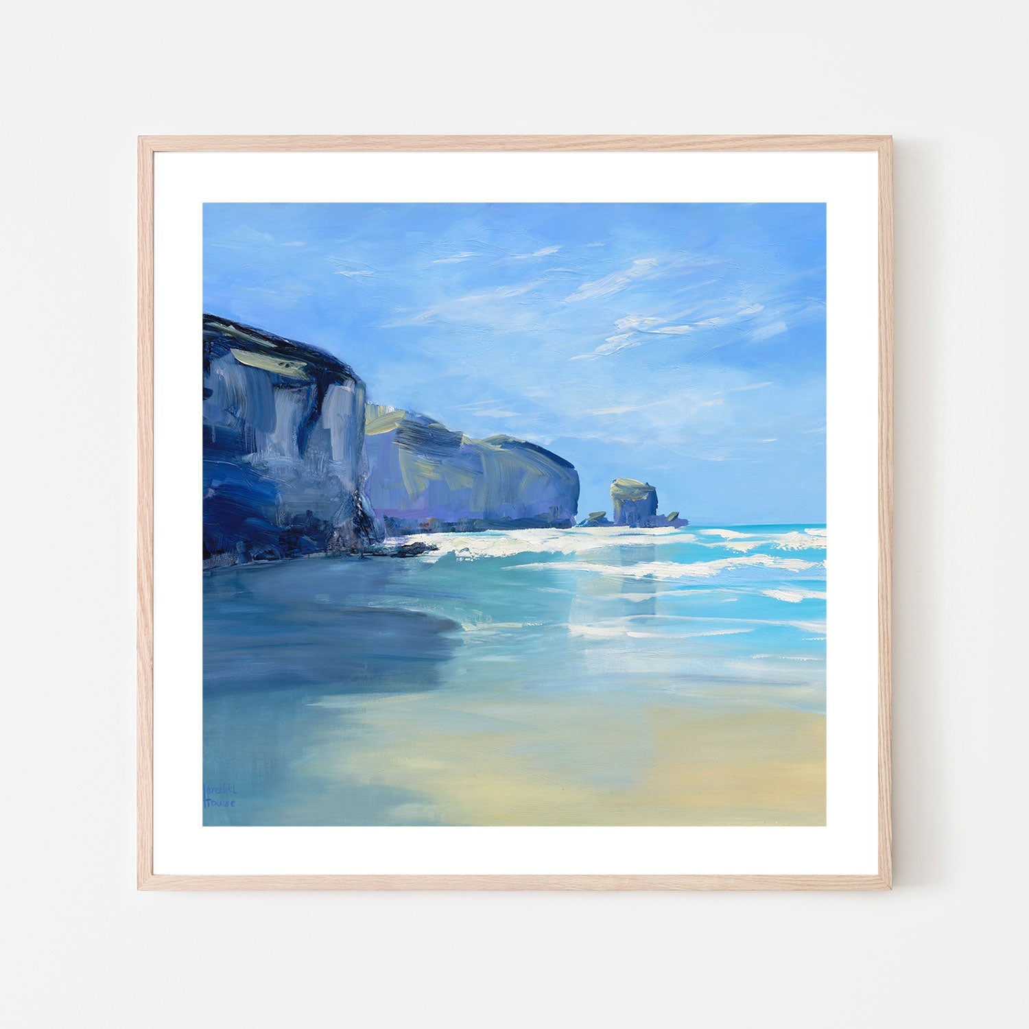 wall-art-print-canvas-poster-framed-Tunnel Beach-by-Meredith Howse-Gioia Wall Art