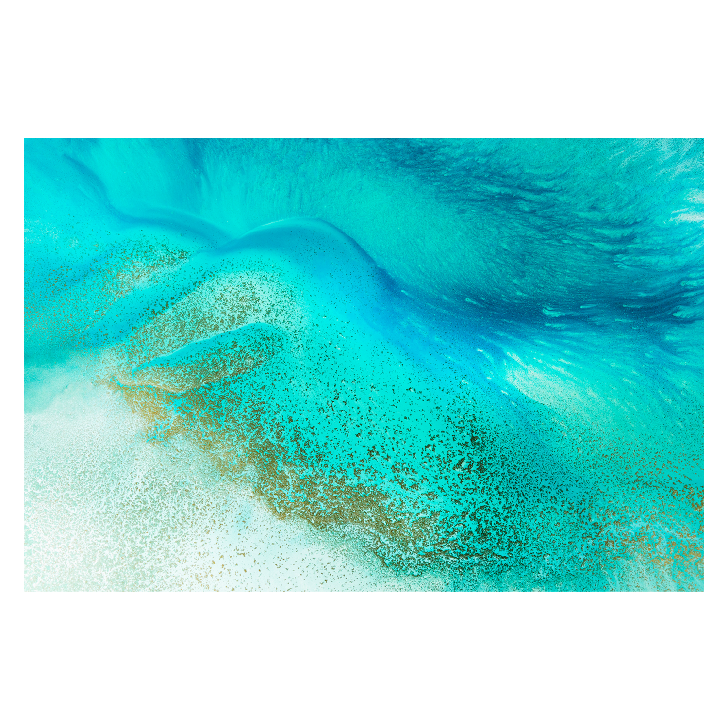 wall-art-print-canvas-poster-framed-Turquoise Tranquility , By Petra Meikle-1