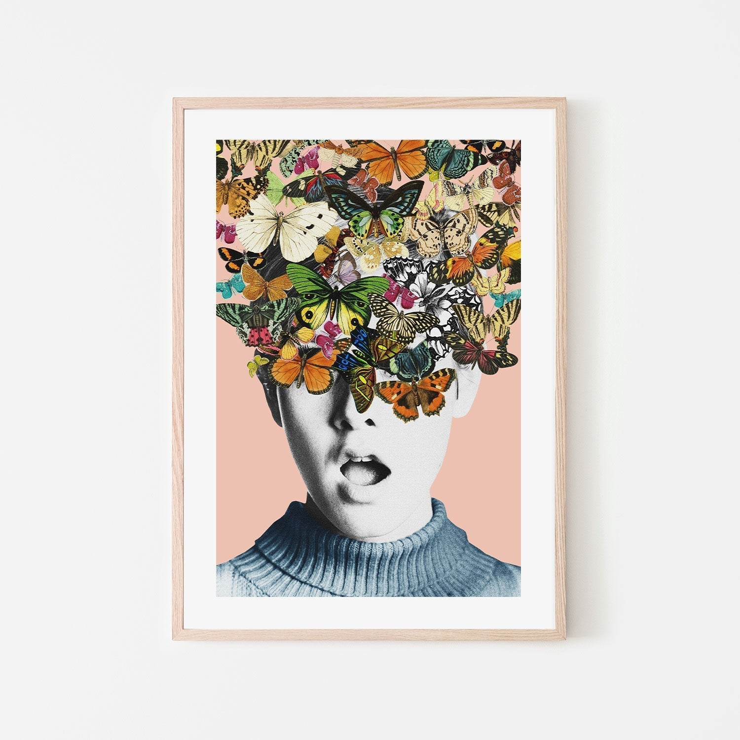 wall-art-print-canvas-poster-framed-Twiggy Surprise, By Frida Floral-GIOIA-WALL-ART