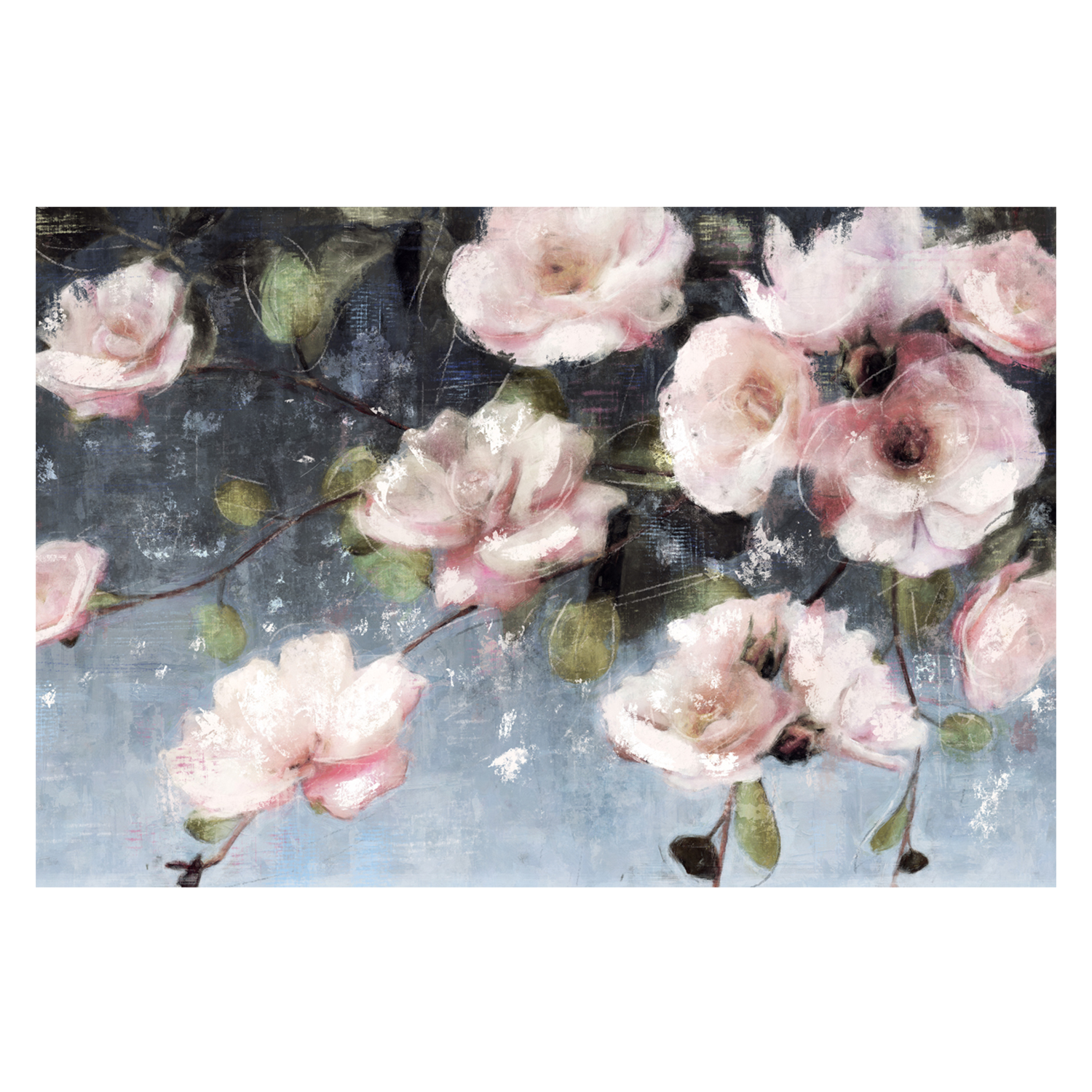 wall-art-print-canvas-poster-framed-Twilight Blooms , By Nina Blue-1