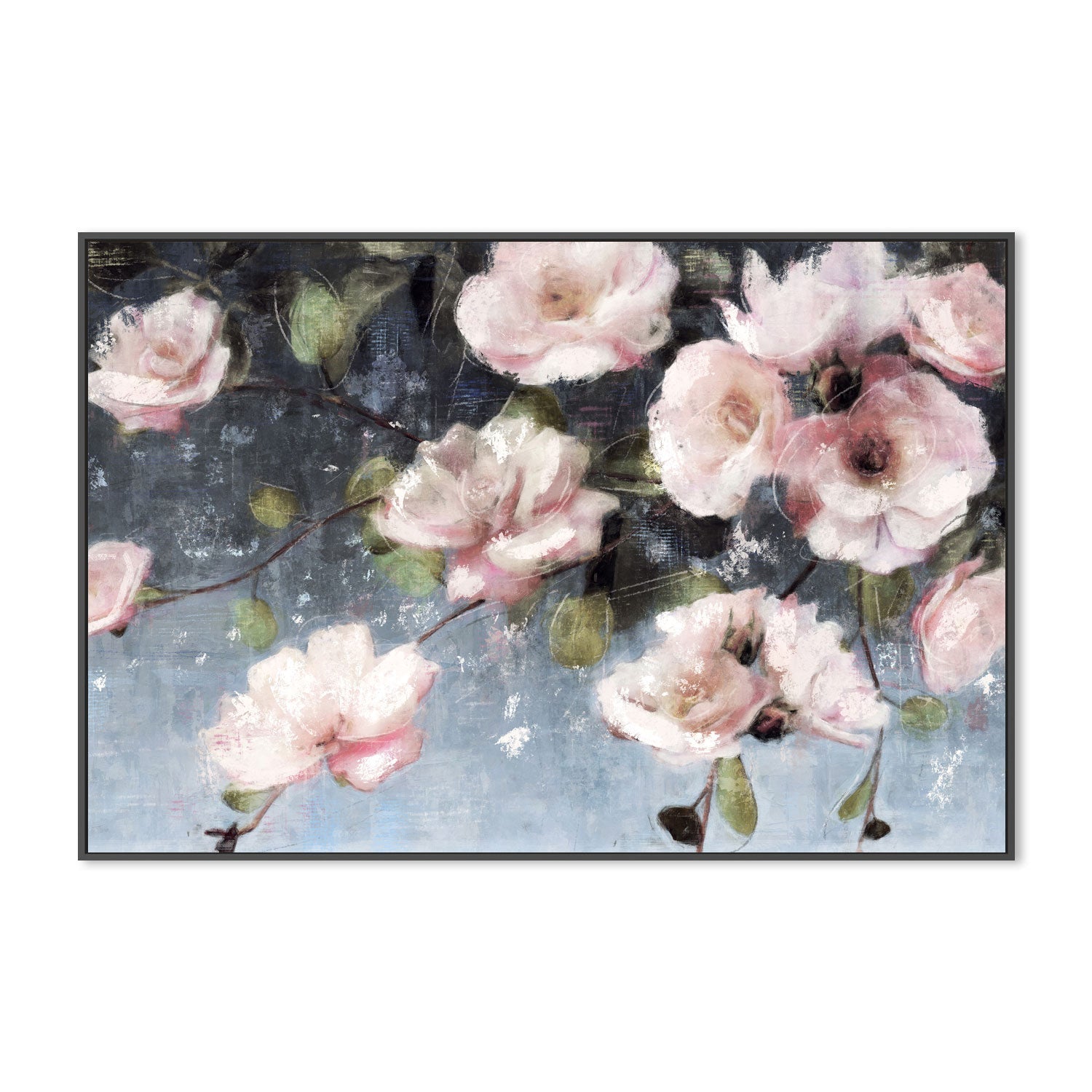 wall-art-print-canvas-poster-framed-Twilight Blooms , By Nina Blue-3