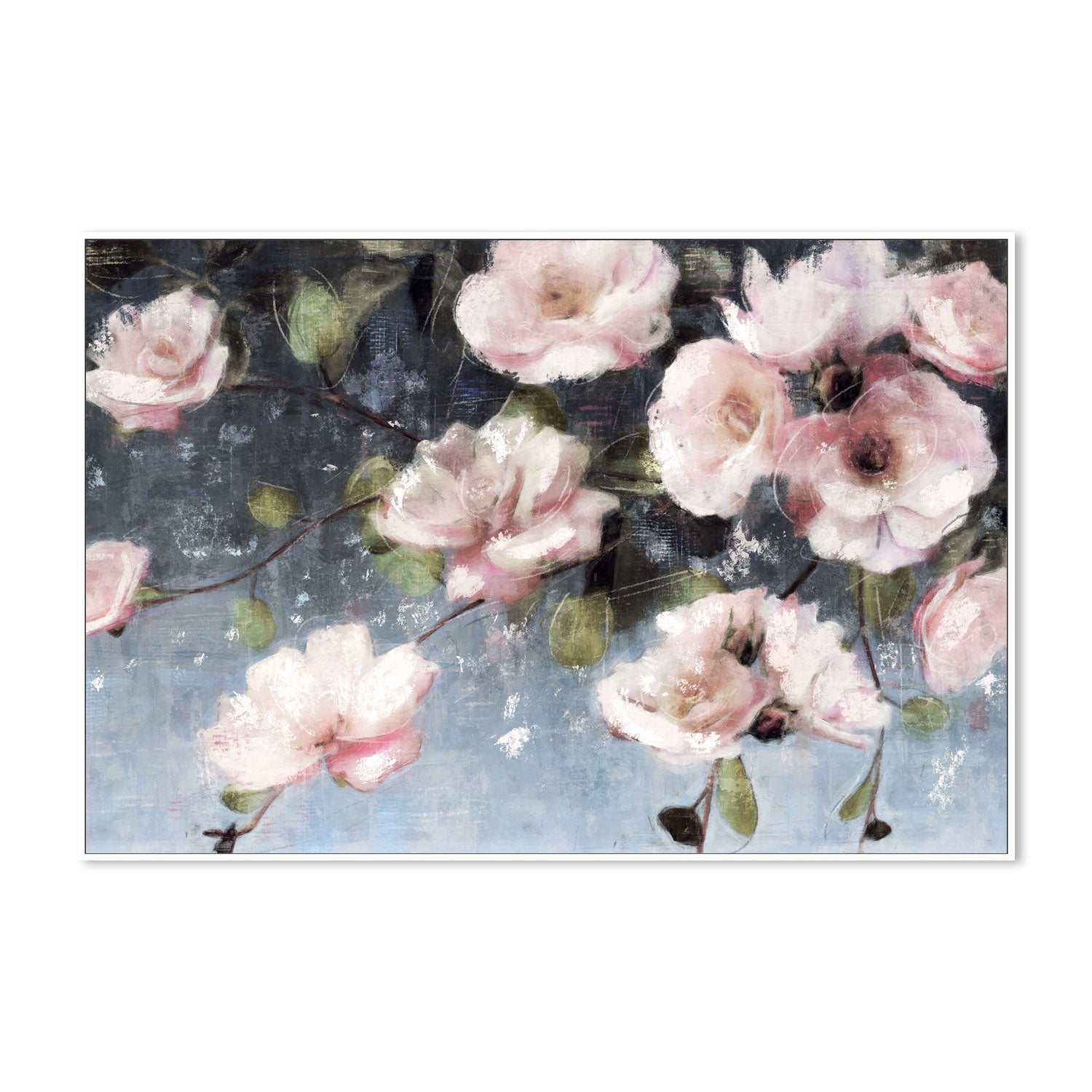 wall-art-print-canvas-poster-framed-Twilight Blooms , By Nina Blue-5