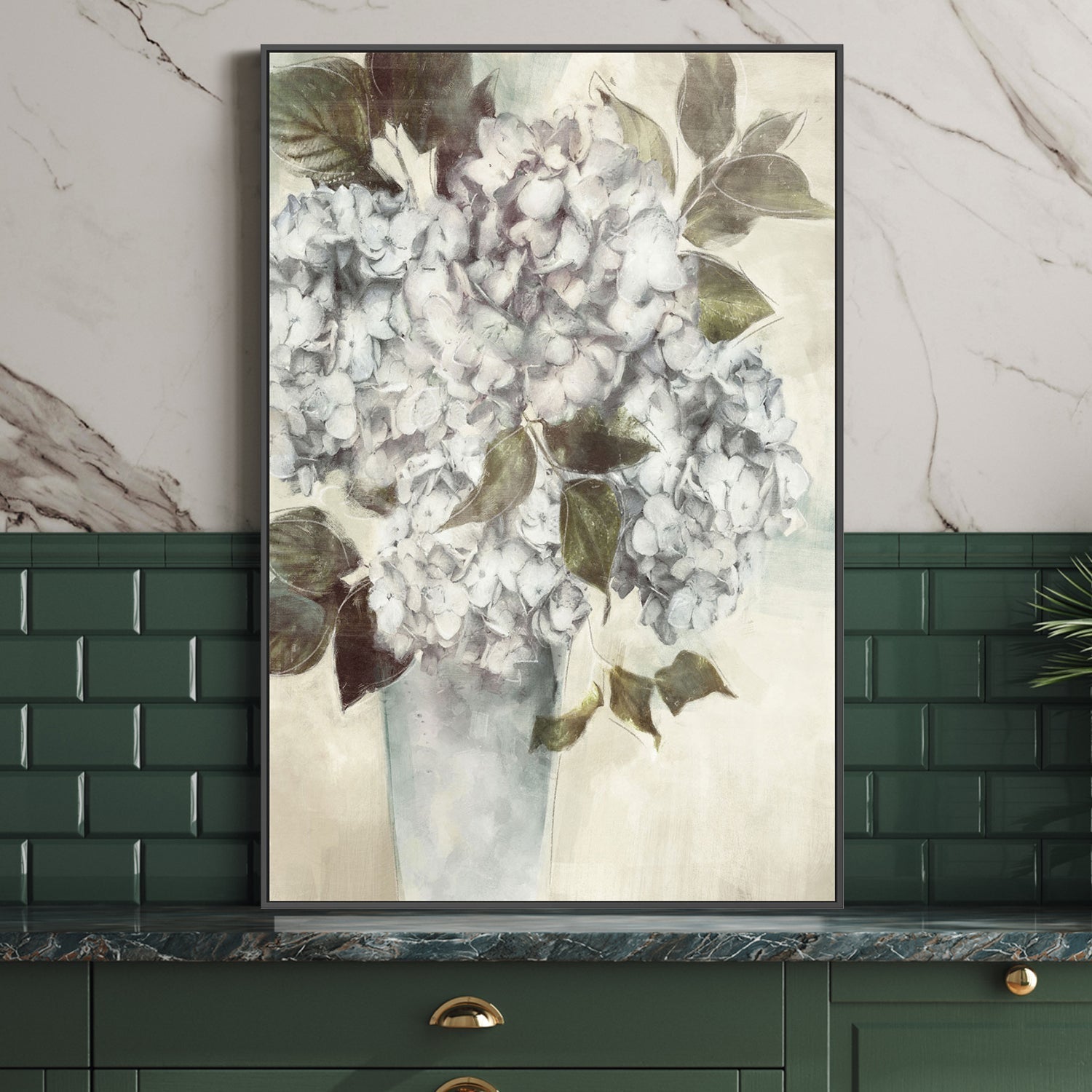 wall-art-print-canvas-poster-framed-Twilight Hydrangea, Style B , By Nina Blue-2