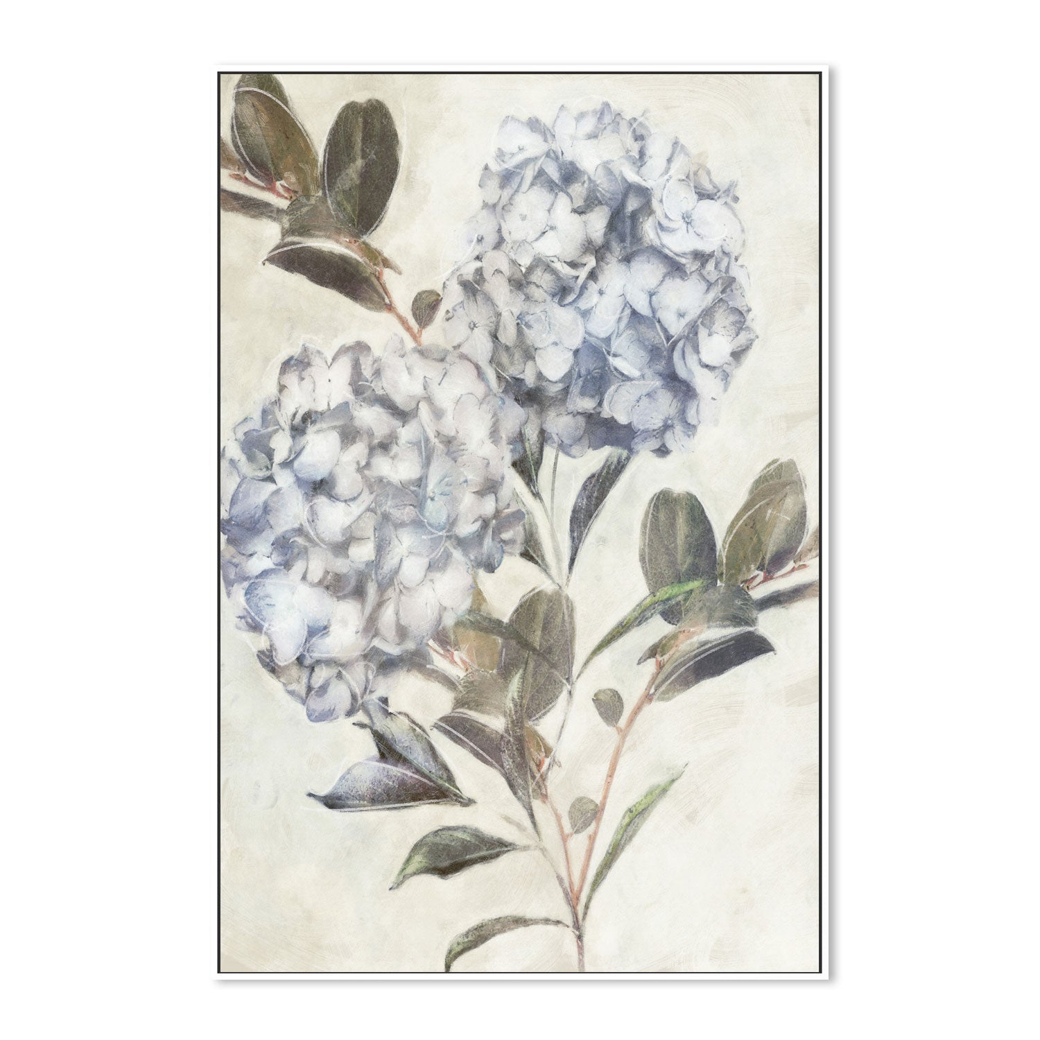 wall-art-print-canvas-poster-framed-Twilight Hydrangea, Style C , By Nina Blue-5